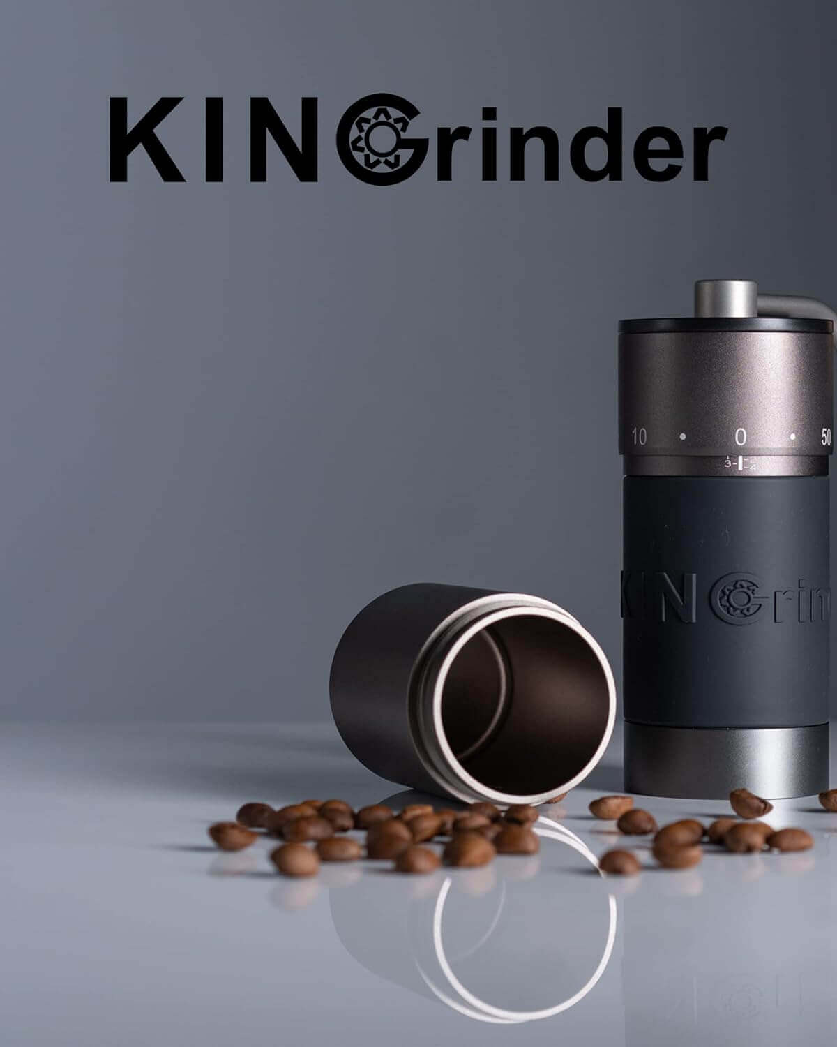 KINGrinder K4: Titanium Burr - Hand Grinder