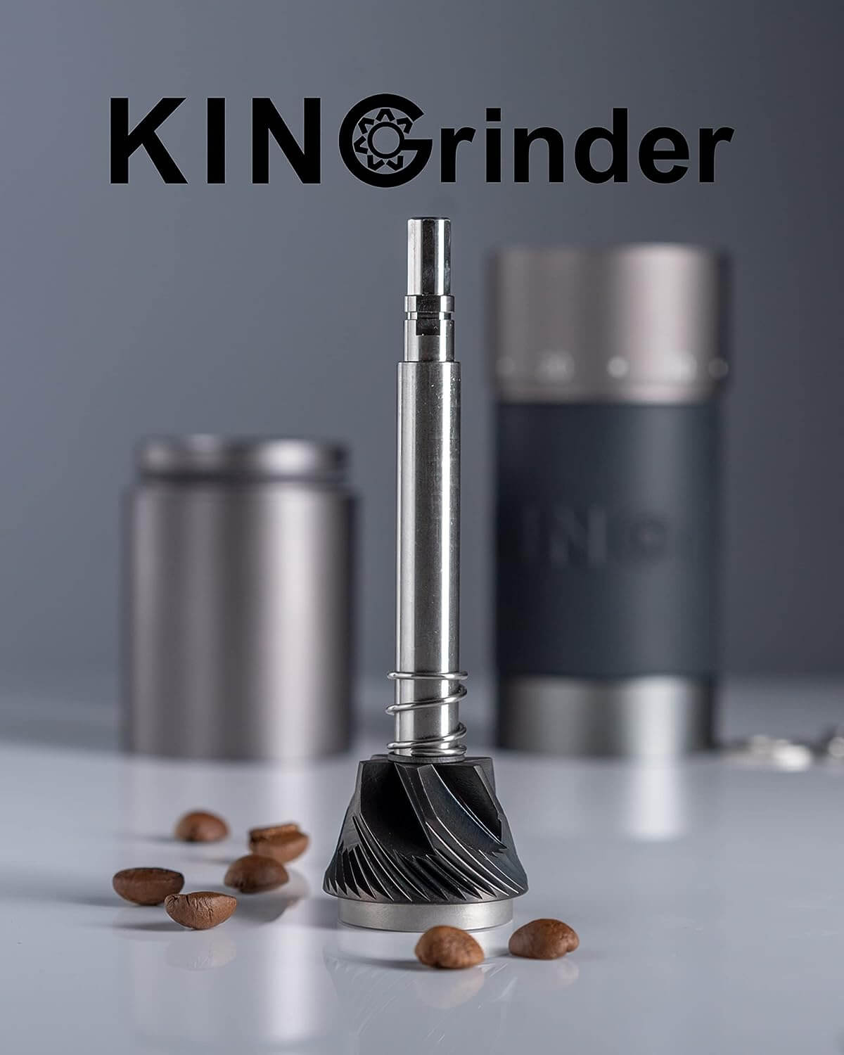 KINGrinder K4: Titanium Burr - Hand Grinder