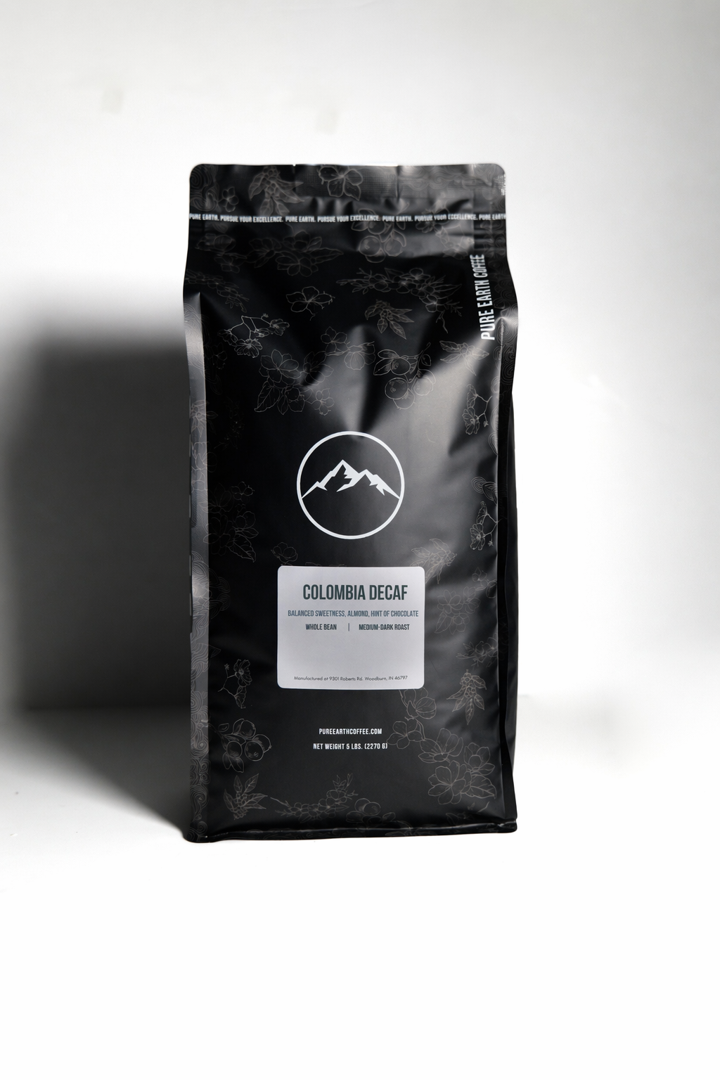 Colombia: Decaf - Medium/Dark Roast - 5lb bag
